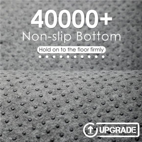 Grass Green Round Rug for Bedroom,Fluffy Circle Rug 4'X4' for Kids Room,Furry - Picture 3 of 7